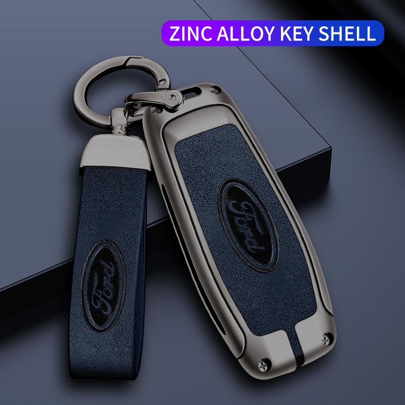 Fashion Alloy Car Key Case Cover Shell ProtectorFor Ford Focus 3 4 ST Mondeo 5 MK5 Mustang F-150 Explorer Edge Fiesta Kuga MK34 ARS1