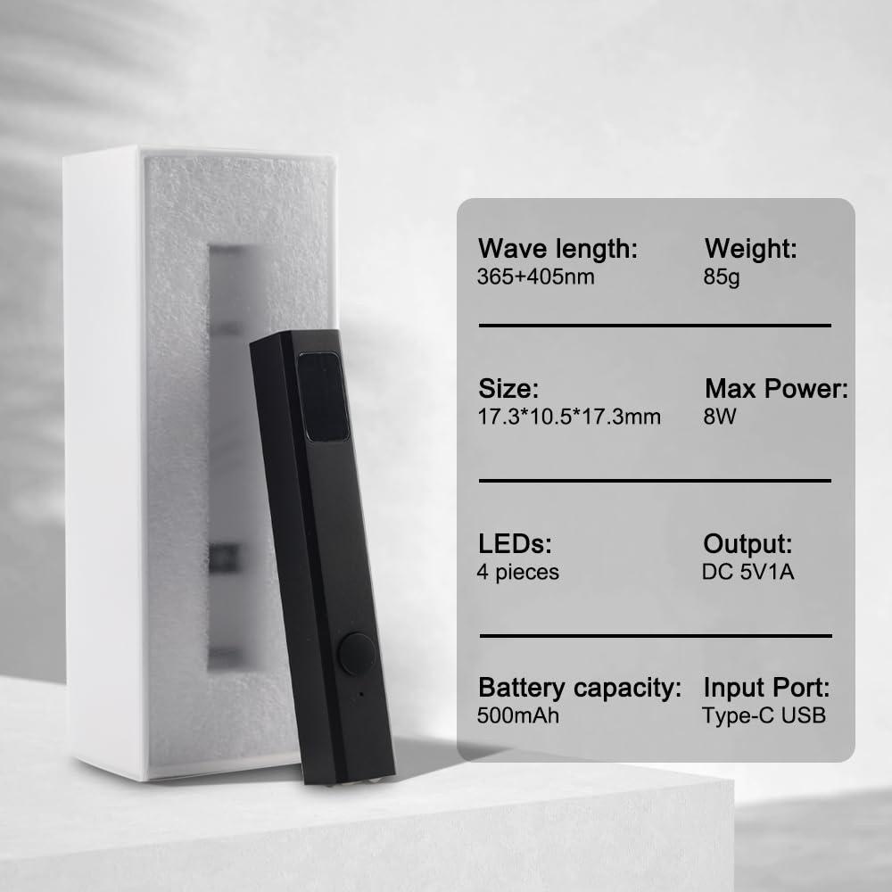 Professional UV Hair Extension Kit - Complete Salon System,UV Lamp, 30g Glue & Remover,Home Hair Salon Quality