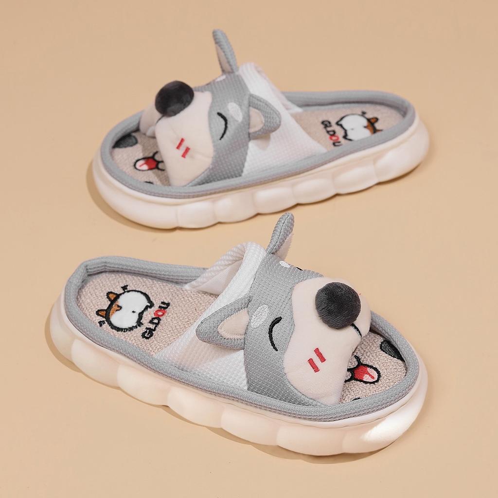 2024 celosezónní značkové pantofle Roztomilé kreslené roztomilé kočky Ložnice Bavlna Domácí Páry Muži Ženy Boty Vnitřní Silná Podrážka Skluzavky