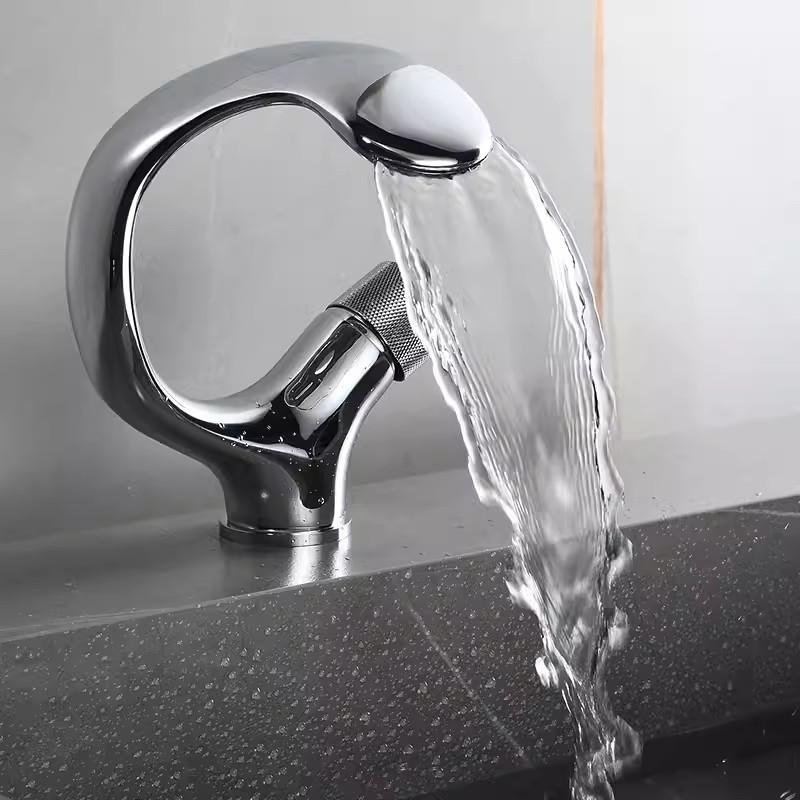 

Tuqiu черный смеситель для ванной комнаты серый смеситель для раковины горячий и холодный хромированный смеситель для раковины латунный смеситель для унитаза водопадный кран