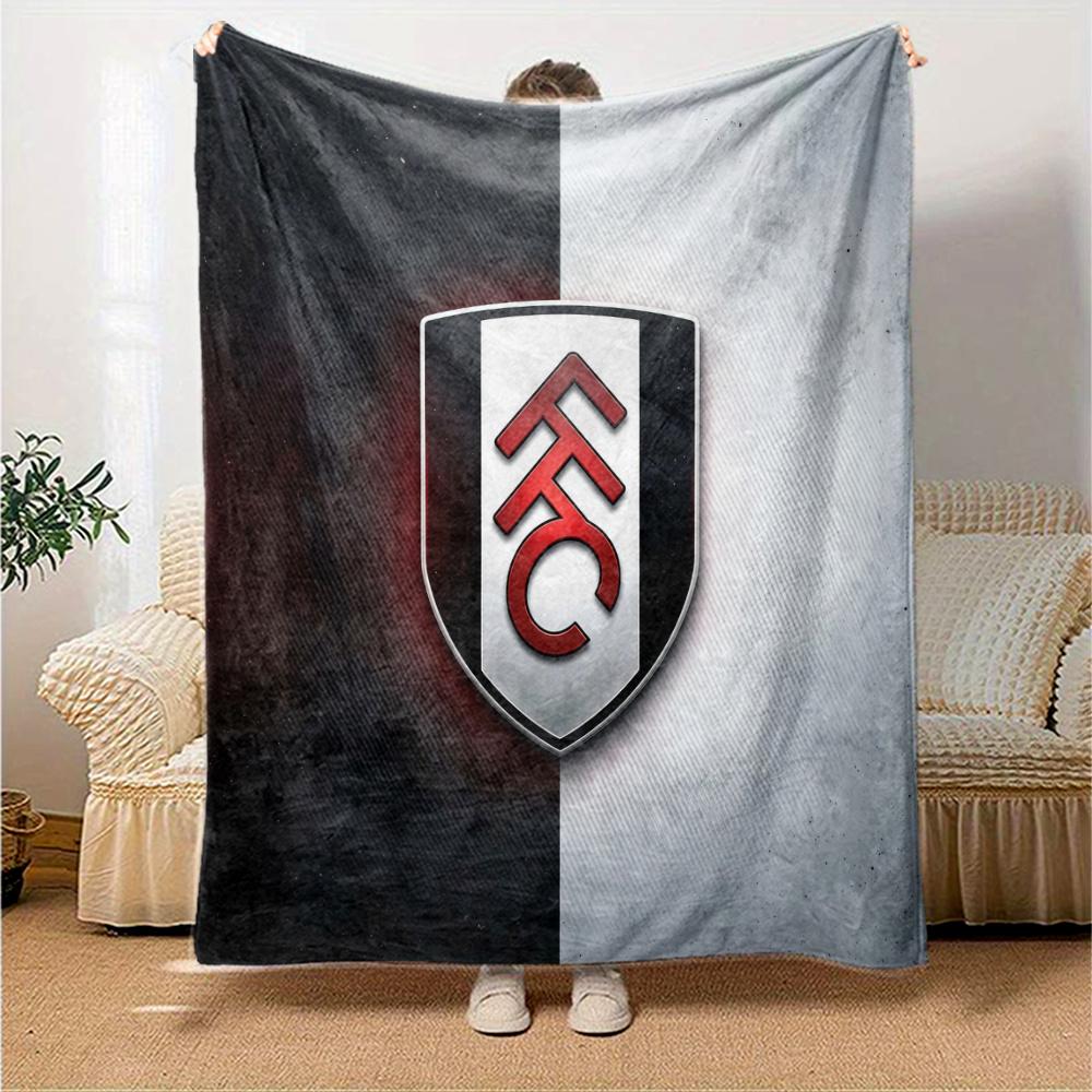 Fulham F.C Flannel Blanket, High quality Comfortable for All Seasons, Home Decor, Warmth and Comfort
