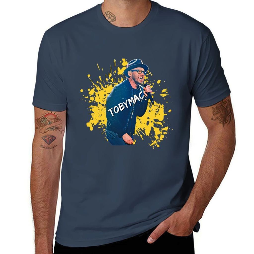 Tobymac T And Tobymac Hoodie Tshirt Gym Wear Breathable Short Sleeve Tee