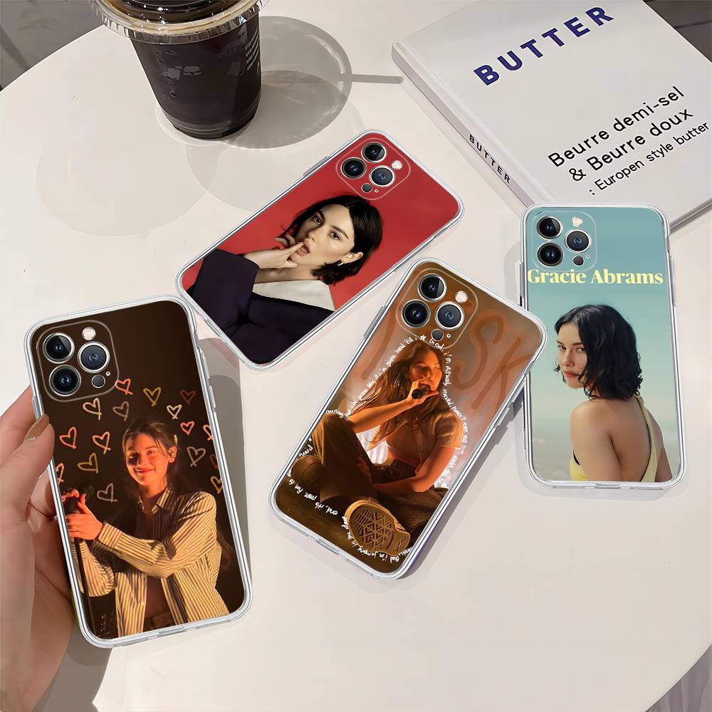 Popular G-gracie Singer A-abrams For IPhone 11 12 13 14 15 16 17 Pro Max Plus 13 Mini Silicone Soft Transparent Back