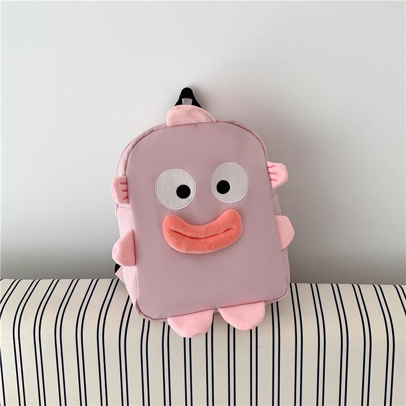 Schoolbag1011 spring new big mouth fish backpack cute Japanese cartoon ugly cute funny schoolbag large capacity backpack female