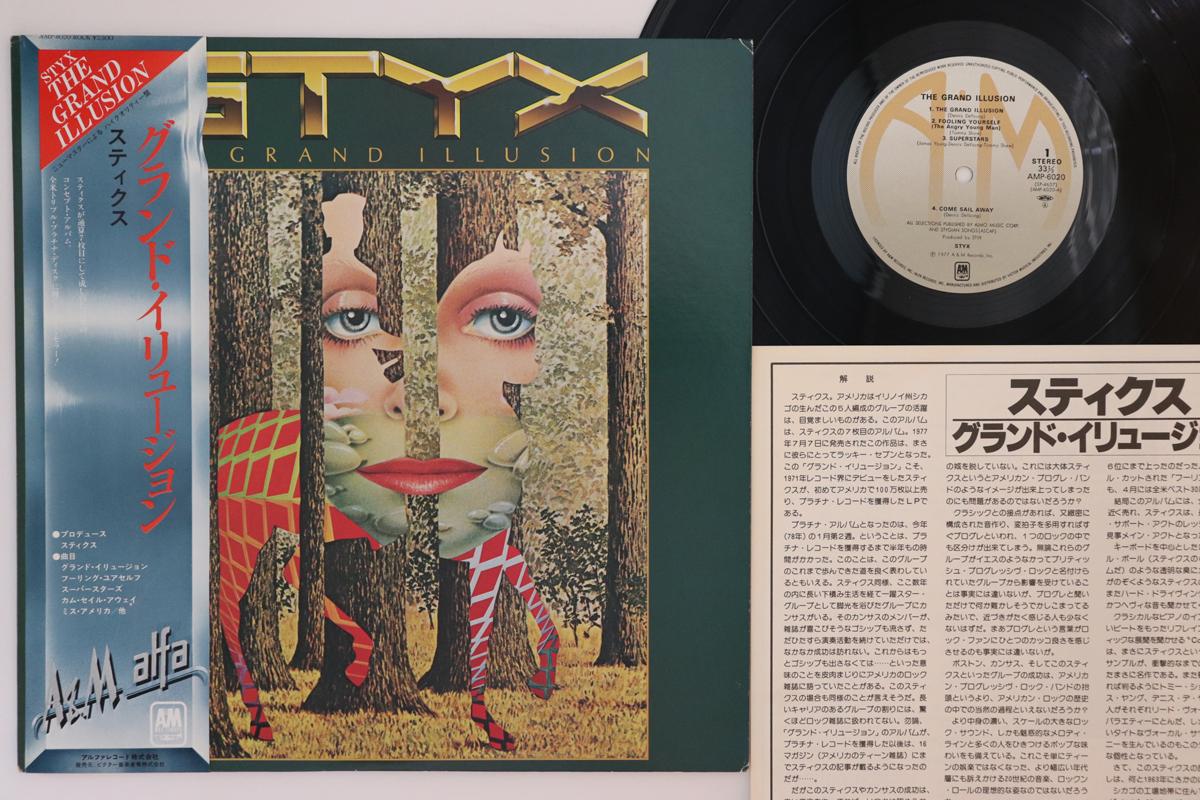 

LP Record STYX - Grand Illusion AMP6020 A&M 1979 Japan Obi Rock