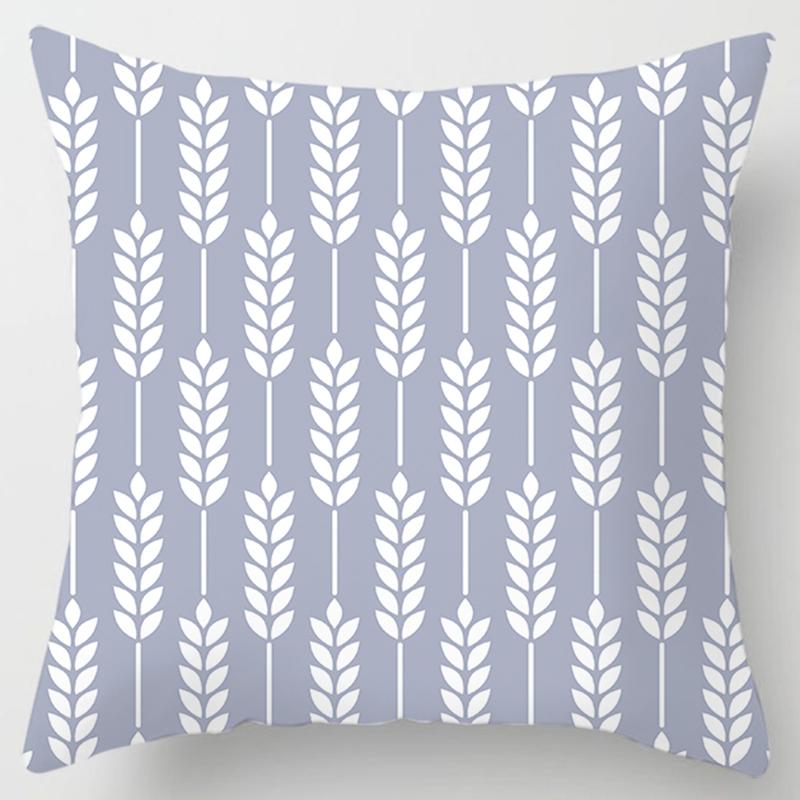 Square Pillow Geometric Print Pattern Cushion Cover Home Living Room Sofa Car Decoration Throw