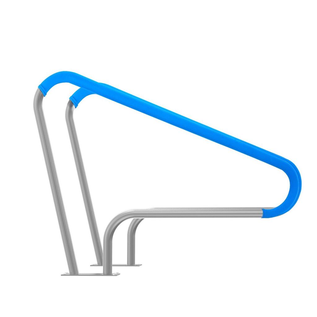 Pool Handrail 2 PCS 48x36in Stainless Steel with Base Plate for Spas