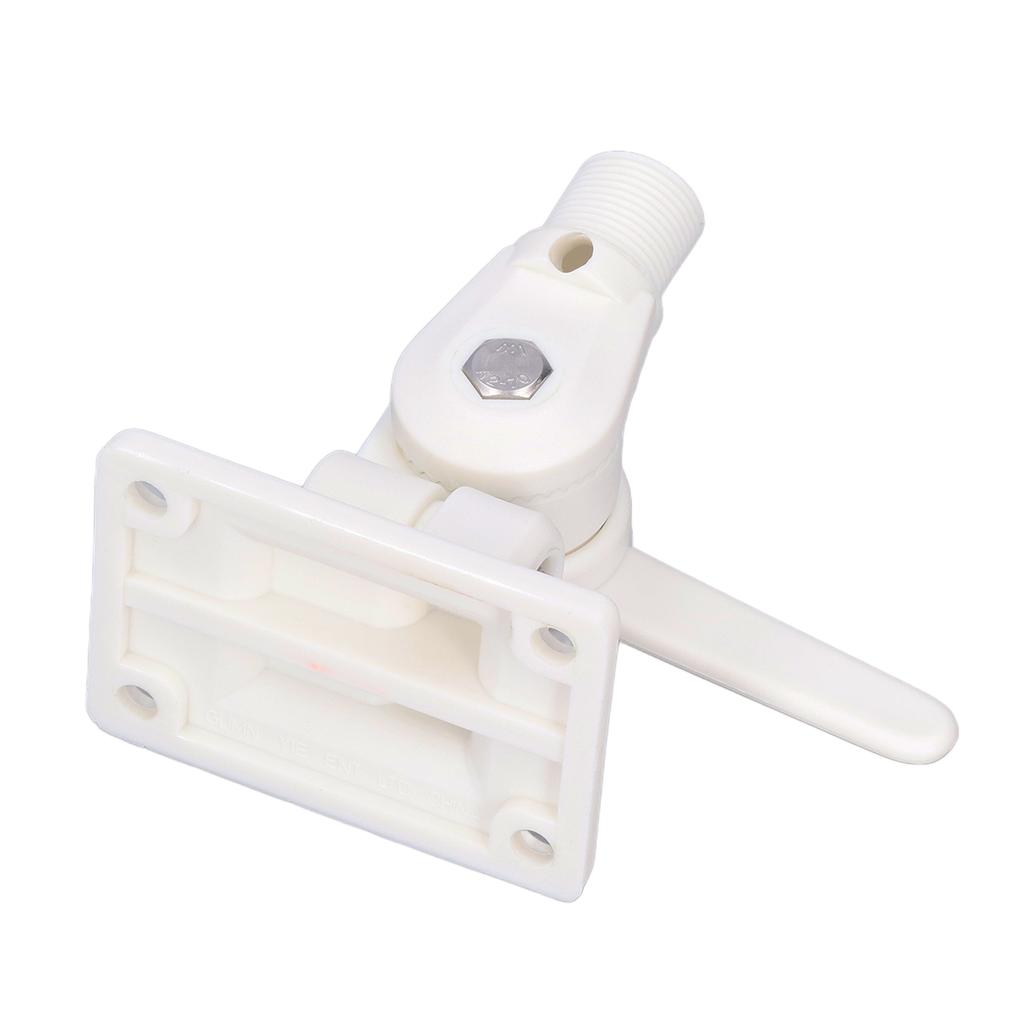 Marine Antenna Mount Adjustable Multifunctional ABS Dual Axis Ratchet Base for Boats