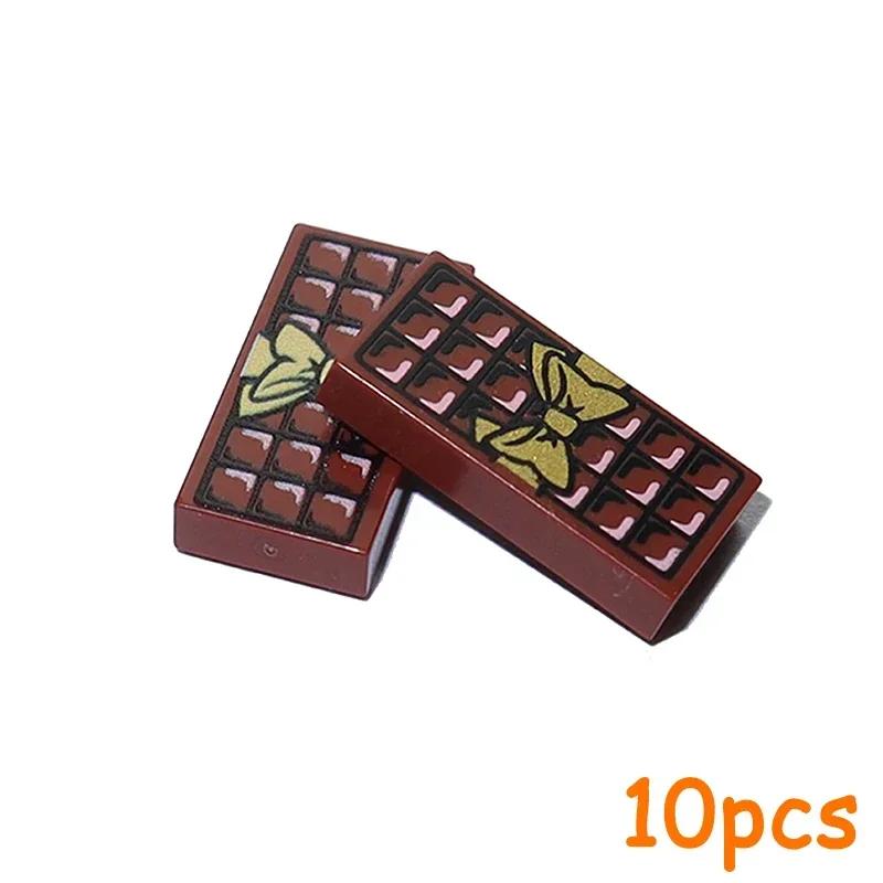 Non-Toxic Moc Food Accessories Fish Egg Bread Pizza Chocolate Fruit Carrot Hamburger Chips Chicken Bottle Bricks Building Blocks Toys