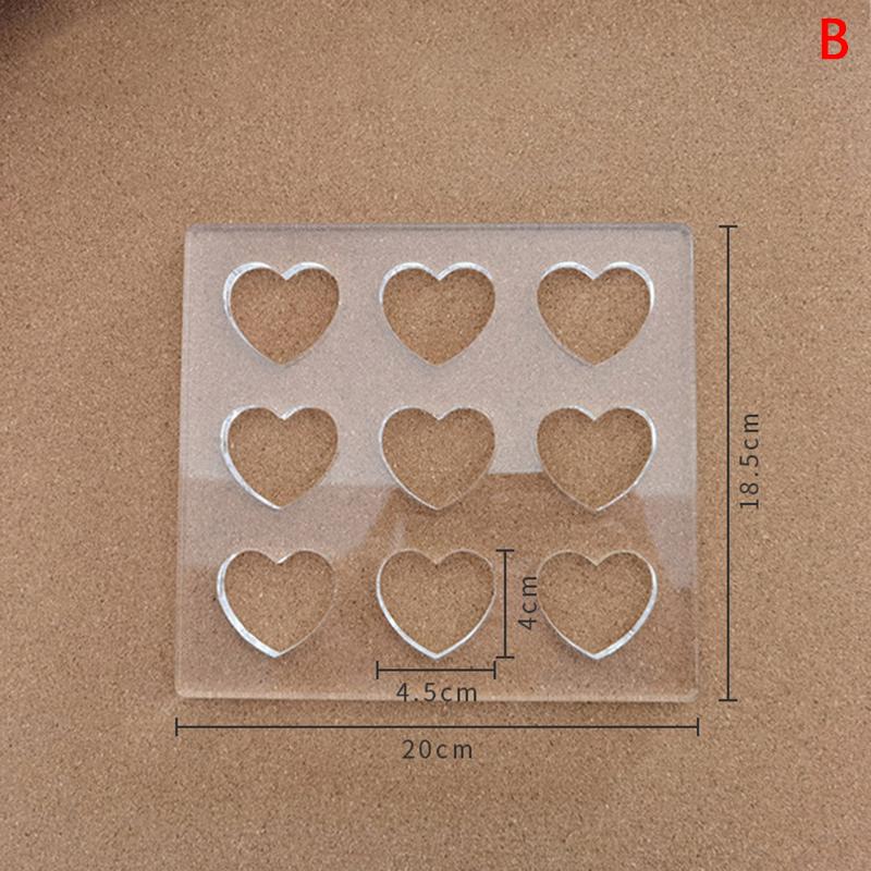 1Pcs Clear Polycarbonate Dacquoise Cake Mold Oval Round Shaped Dakovaz Macaron Mould Cake Decorating Tool Bakeware