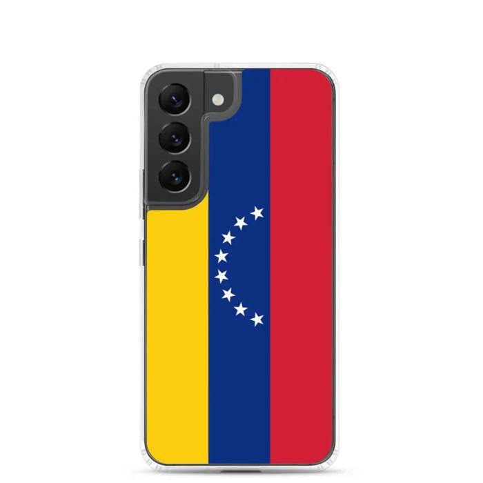 Coque Téléphone - Samsung - Galaxy S24 Ultra - Drapeau Venezuela - Souple - Multicolore