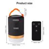 ZK20 Camping Light Waterproof Tent Lamp Portable Lantern LED Night Light Remote Control Working Light Built-in Recharge Battery