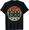 Vintage 1988 Limited Edition 37th Birthday Gifts 37 Year Old TShirt Unisexs Clothing Short Sleeve Custom TShirt Camiseta