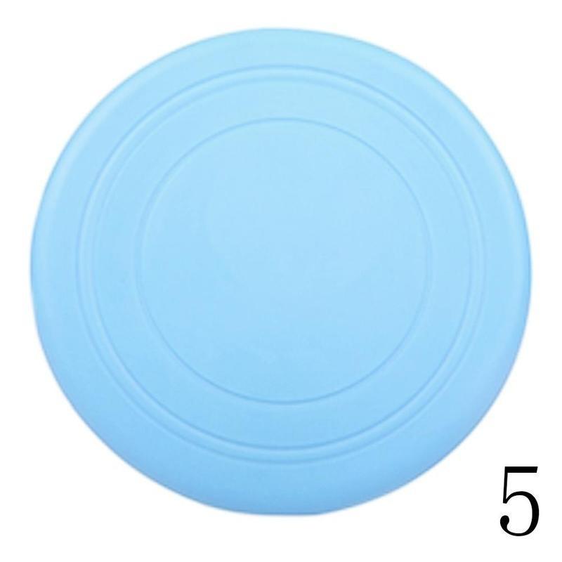 1 X Giocattolo in Silicone per Animali Domestici Cane Giocattolo da Allenamento Resistente ai Denti Frisbee Volante Gioco Frisbee Tendenza