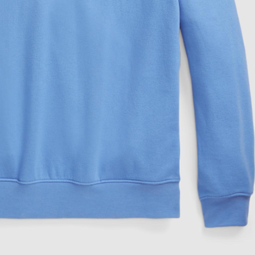 Polo Ralph Lauren Ss24 Μονόχρωμο Κεντημένο Λογότυπο Μπλούζα Φούτερ Ανδρική Μπλε MNPOKNI16823475-400