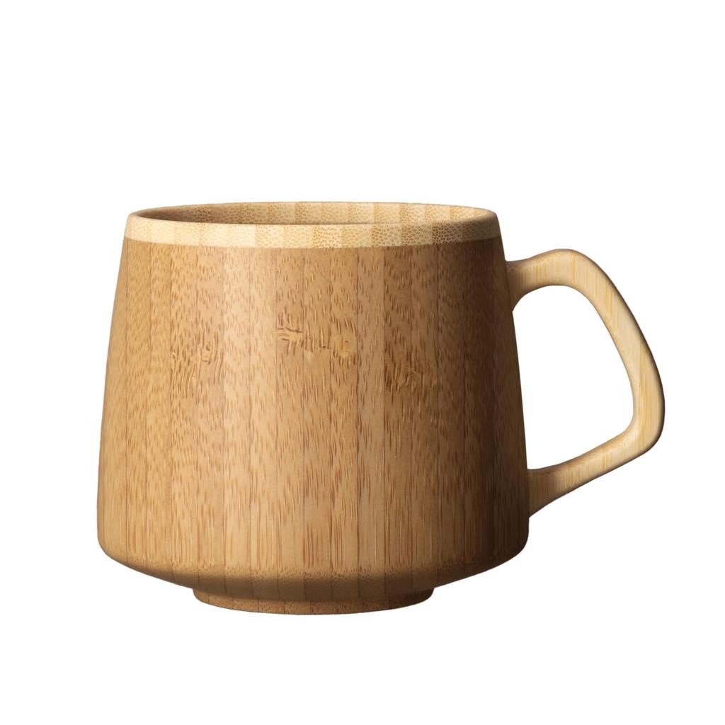 RIVERET Franc Spülmaschinenbecher, 310ml, Bambus, Sicher, Braun, RV-207B