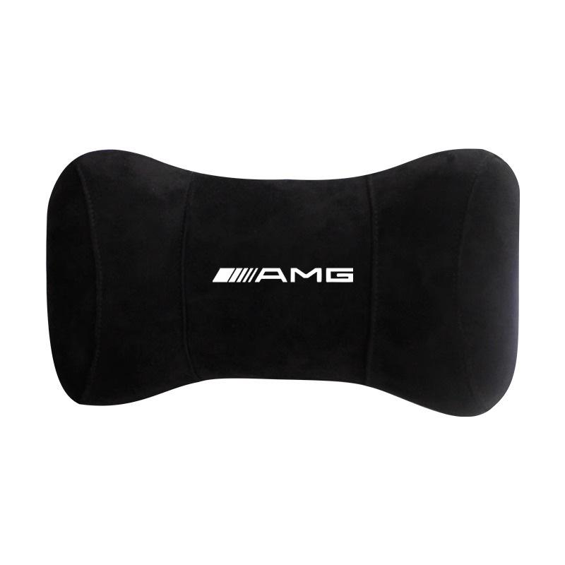 GLC GLB Auto Wildleder Kopfstütze Nackenstütze Auto Sitzzubehör Für Mercedes Benz AMG W206 W204 W205 W212 W213 W221 W222 W223 W25