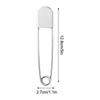 Large Size Stainless Steel Safety Pin 1Pcs 12.8Cm Diy Sewing Tools Accessory Needles Wrapped Safety Pins For Fixing Files
