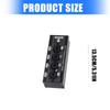6.5mm 1 In 4 Out 3Pin Splitter Box Professional Distribution Ground Distribution Box 1 to 4 Splitter Studio Equipment