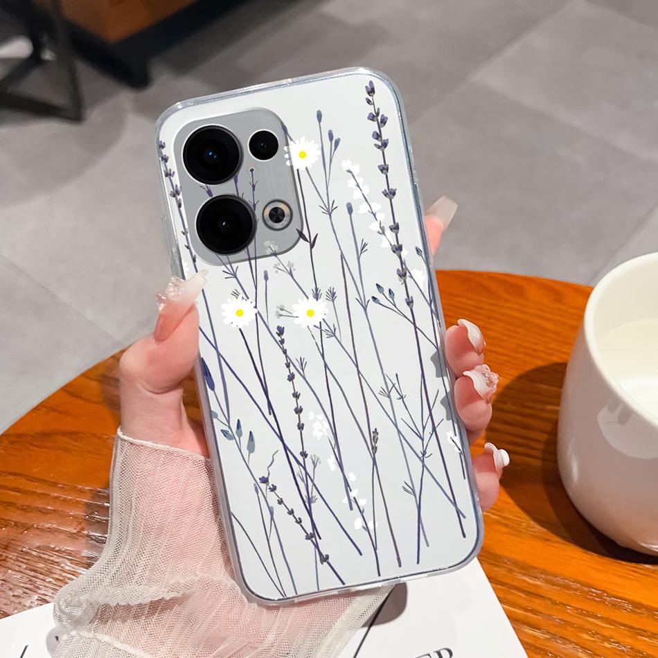 For Oppo Reno 13 Pro Case Creative Clear Soft Back Cover For Oppo Reno13 Pro 13Pro 5G TPU Slim Silicone Anti Drop Phone Cases