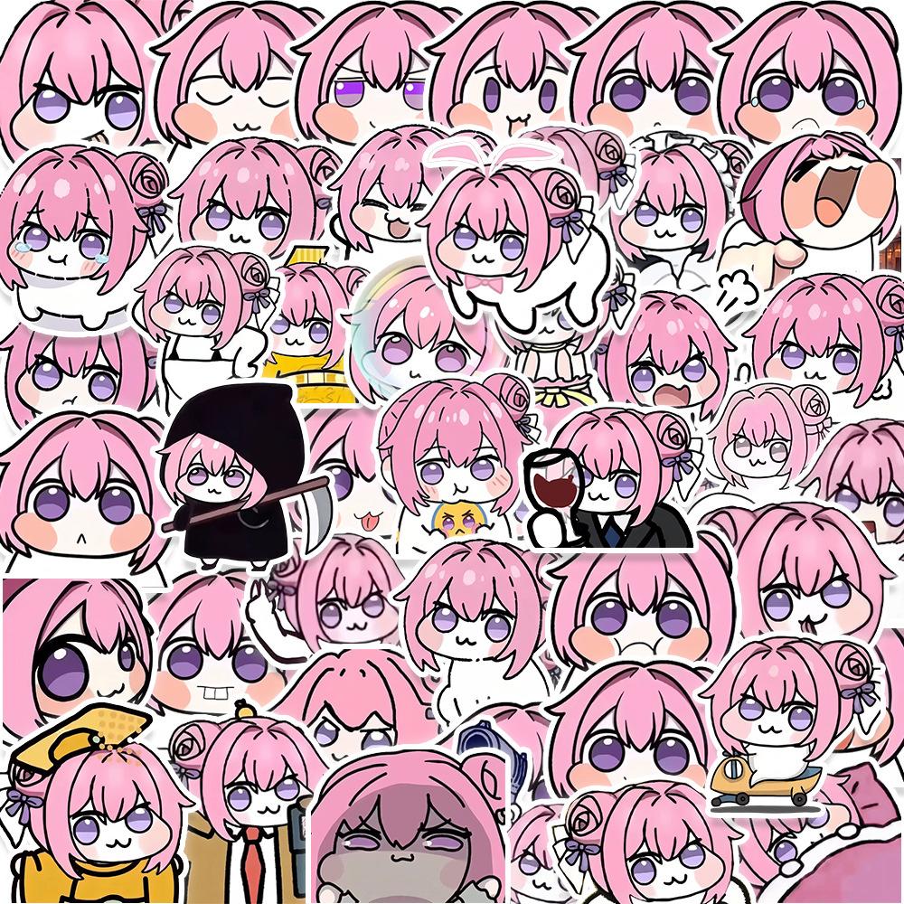 50Pcs Nikke Doro Doll Goddess Of Victory Stickers Doro DIY Stickers Scrapbooking Phone Luggage Skateboard Waterproof Decals 50Pcs
