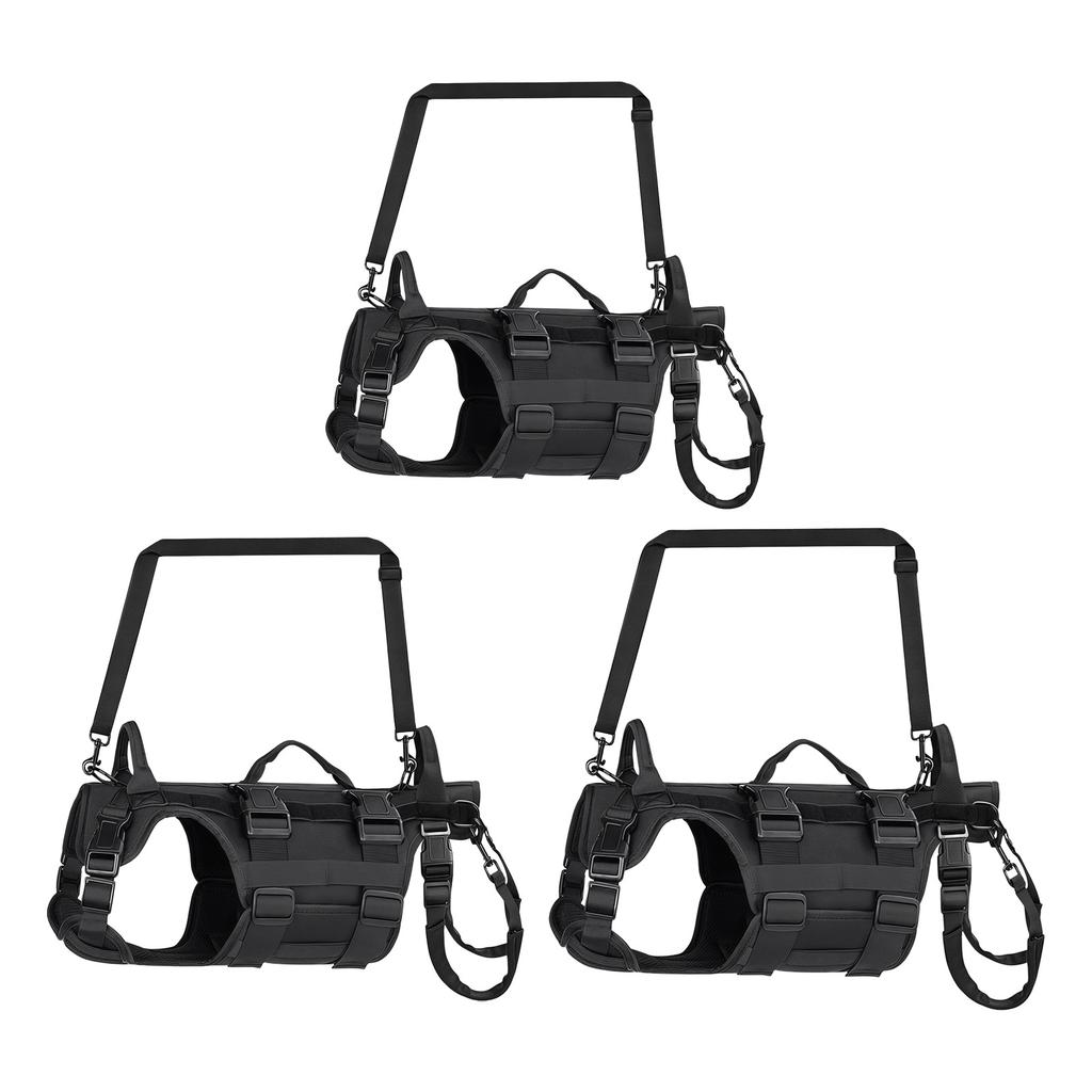 Dog Walking Aid For Elderly animals Including 8 Simple Open Clasps And thin Textile