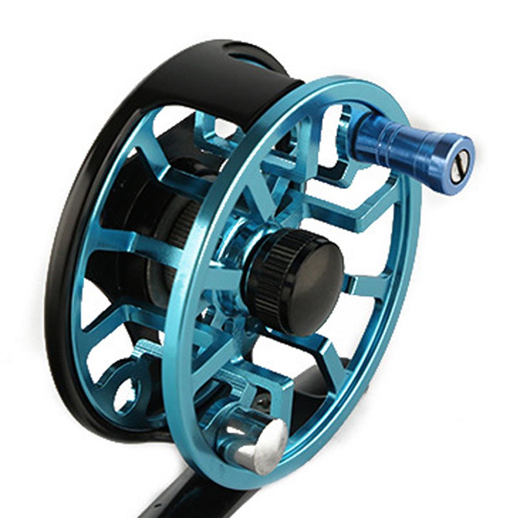 Light Weight Fly Fishing Rod Reel Portable Alloy Baitcasting Reel Fly Fishing Tool for Freshwater And Saltwater