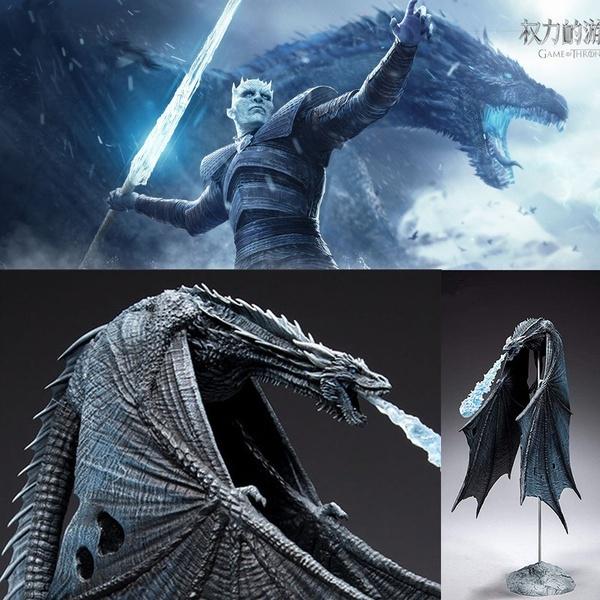 Buy Pvc Models 19cm Game of Thrones Viserion Ice Dragon McFARLANE