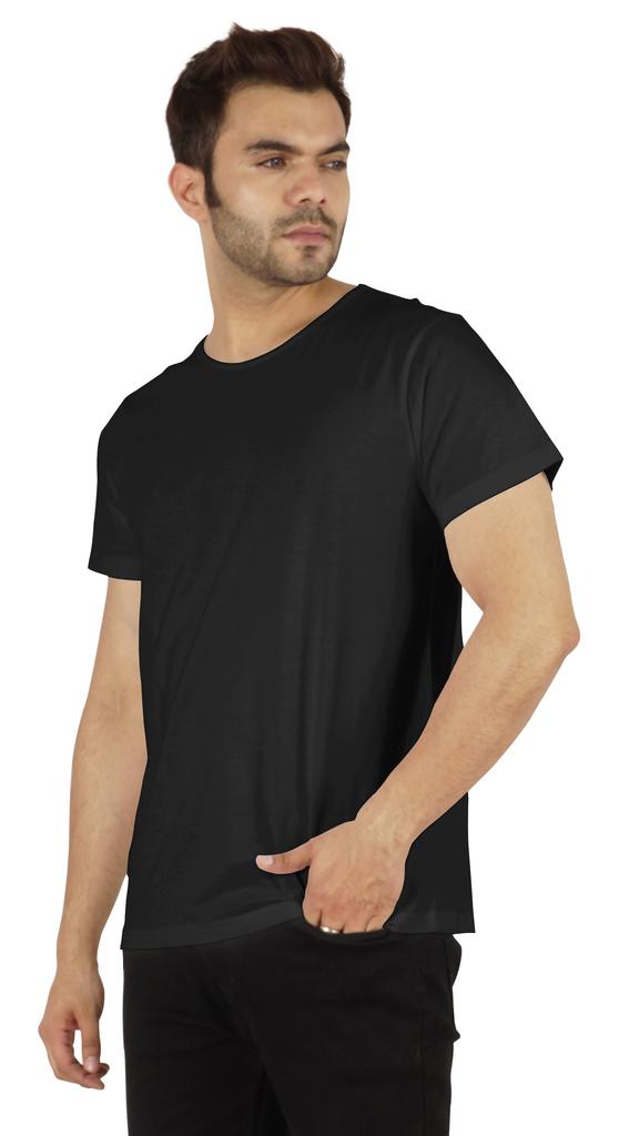 Inkmeso Cotton Short Sleeve Solid T-shirt For Men’s Relaxed Fit Casual Summer Basic T-shirts