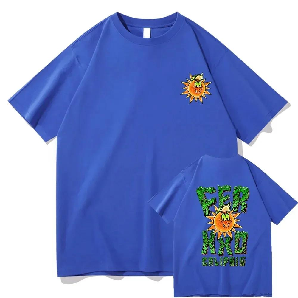 Classic FerxxoCalipsis Tour 2024 T Shirts Feid MenWomen Clothing Hip Hop Tops Vintage Unisex Streetwear Cotton Graphic T-Shirts