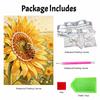 Pearl painting kit sunflower and bee DIY handmade home decoration painting