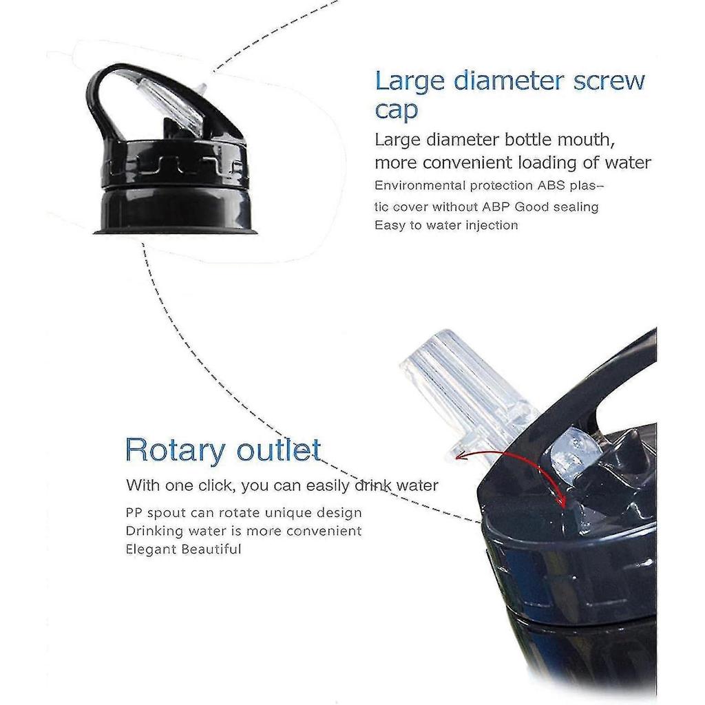 600ml Foldable Water Bottle, Silicone Foldable Water Bottle, Leak-proof Sports Collapsible Water Bottle For Running Hiking