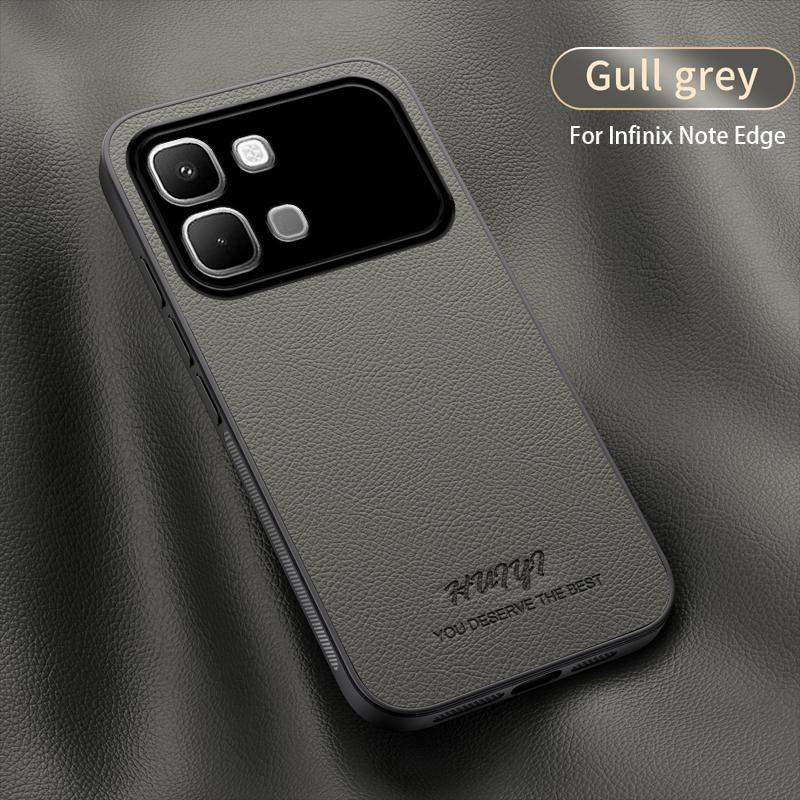 Business Kožené Měkké Rámové Magnetické Pouzdro Pro Telefon Infinix Note Edge NoteEdge G Pouzdra Capa
