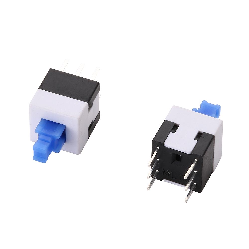 

10 шт./Лот 5.8x5.8 7x7 8x8 8.5x8.5мм Самовідмикаючий / Самоскидний Натискний Тактильний Живлення Мікроперемикач 6 Контактний Кнопковий Перемикач Self Reset