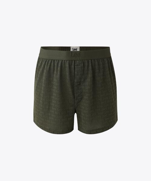 

[Lee Bodywear] Фирменные боксеры с жаккардовым логотипом [Отправка из Кореи] 100% Оригинал Khaki - 95
