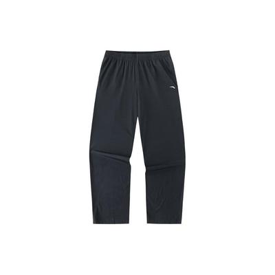 Solid Color Straight Leg Soft Comfortable Versatile Knitted Sports Pants Women Bottoms Black 962427309-5