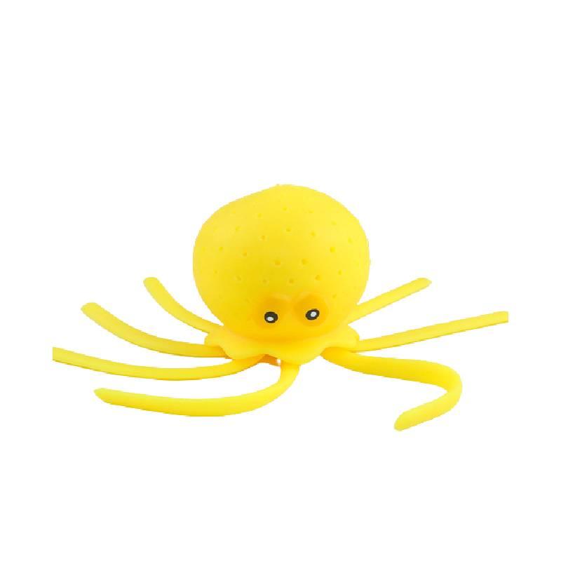

Морское животное Сквиши Осьминог Игрушка для ванны для детей Tpr Игрушка для игры в воде и снятия стресса жёлтый