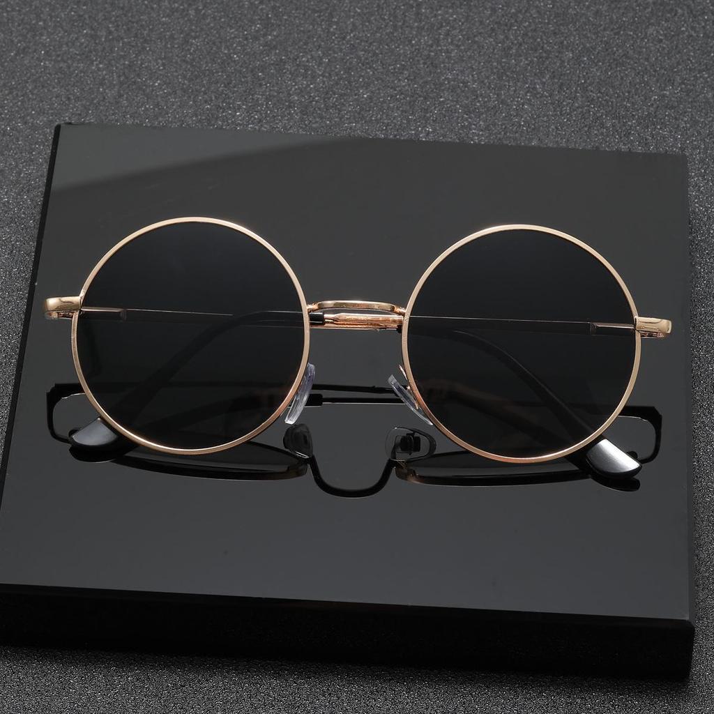 25 Slimming Small Round Trendy Retro Prince Anti-UV Sunglasses