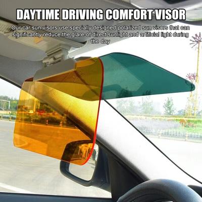 Adjustable Polarized Clear Vision Sun Visor UV-proof Anti-Dazzle Enhanced Visibility Car Sun Visor Replacement Parts
