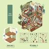 Micro Ink 3D Cartoon Decompression Stickers for DIY Miniature Scene Journals