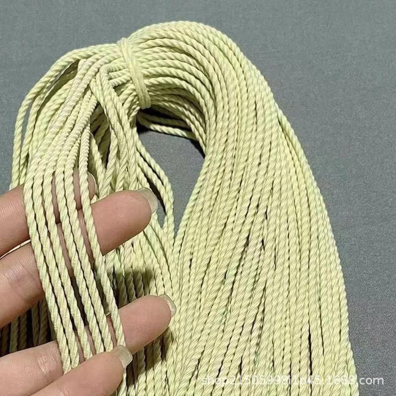 Korean High Elasticity Ribbed Rubber Hair Ties - Handmade DIY Hair Accessories