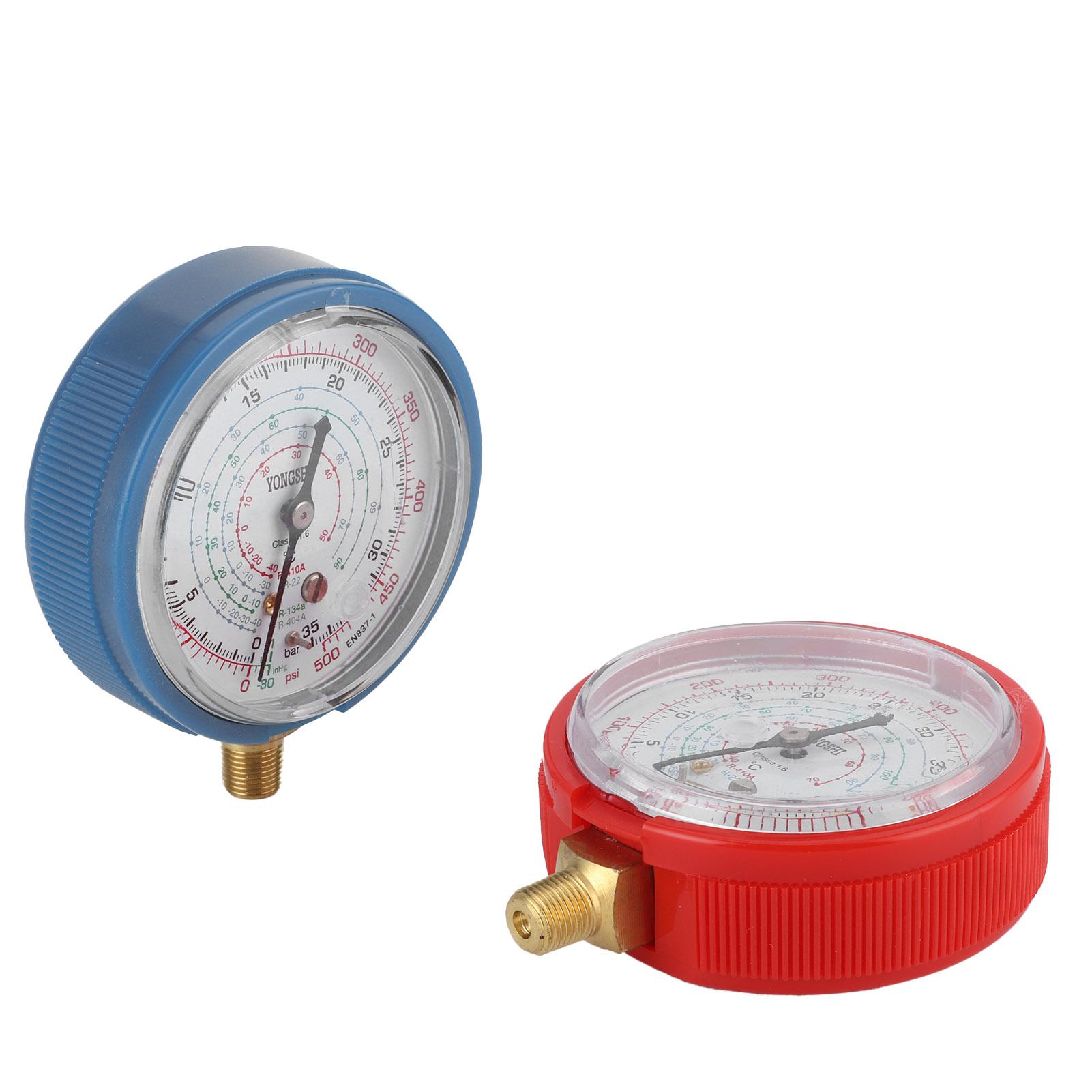 

Air Conditioning Fluoride Pressure Gauge High Low Pressure Meter AC Repairing Tool