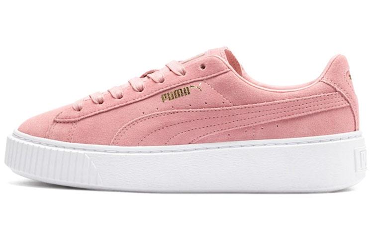 PUMA Suede Platform Pink White Women s 362223-14 39