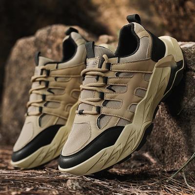 Mode und Bequeme Mesh-Schuhe 2024 Herbst, Neue Herren-Sportfußbekleidung Dicke Sohle, Atmungsaktive Rutschfeste Basketball-Sneakers