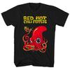 26 Red Hot Chili Peppers Fire Squid T Shirt Mens Licensed Rock N Roll Music Black Unisex T-Shirt
