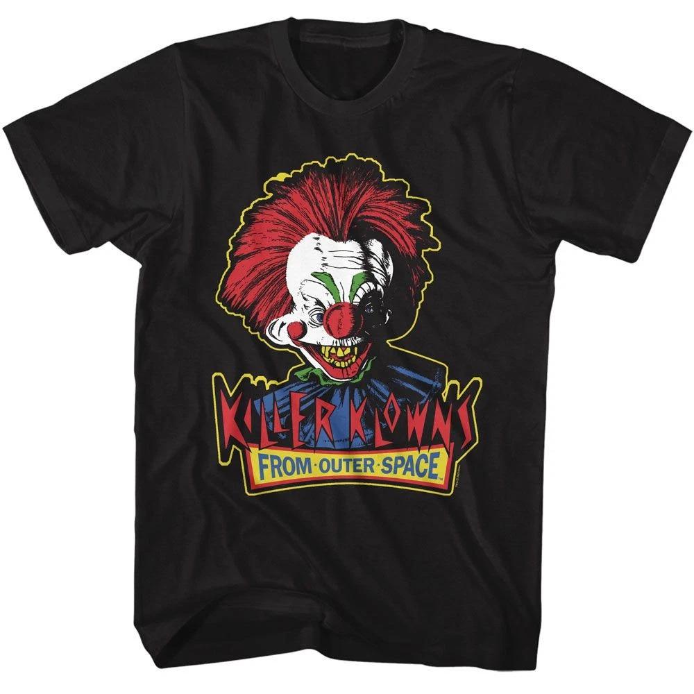 Killer Klowns Head And Logo Movie Shirt 100