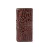 Brown Crocodile Long Wallet Dbwa1f716w3