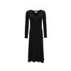 VEROMODA V-Neck Long Sleeve A-Line Midi Dress