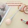 Portable Slim Waist Rhinestone Makeup Brush with Nylon Bristles
