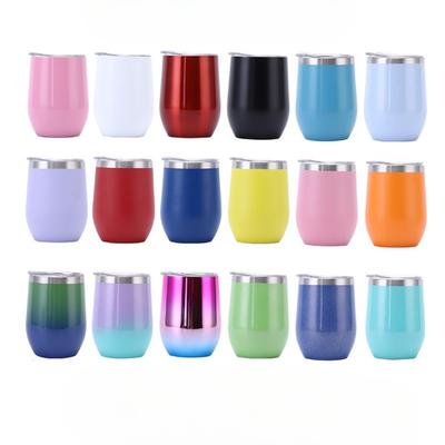 Eggshell Cup Spray Stainless Steel U-shaped Double-layer Vacuum Red Wine Eggshell Cup